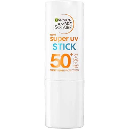 Ambre Solaire Zeer Hoge Zonnebeschermingsstick SPF 50+, 9 ml, Garnier