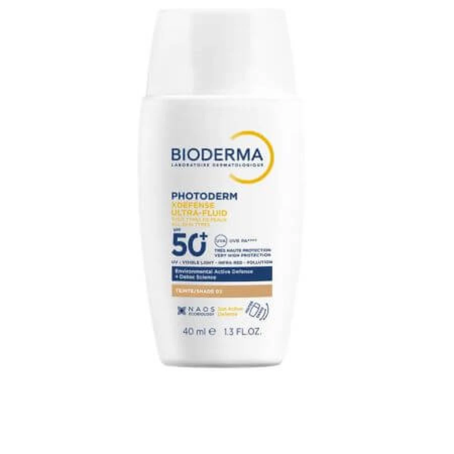 Photoderm Xdefense zonbeschermingsvloeistof SPF50+ Photoderm Xdefense, 40 ml, Bioderma