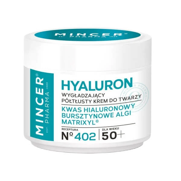 Mincer Pharma Hyaluron Gladmakende Gezichtscrème Nr.402, 50 ml