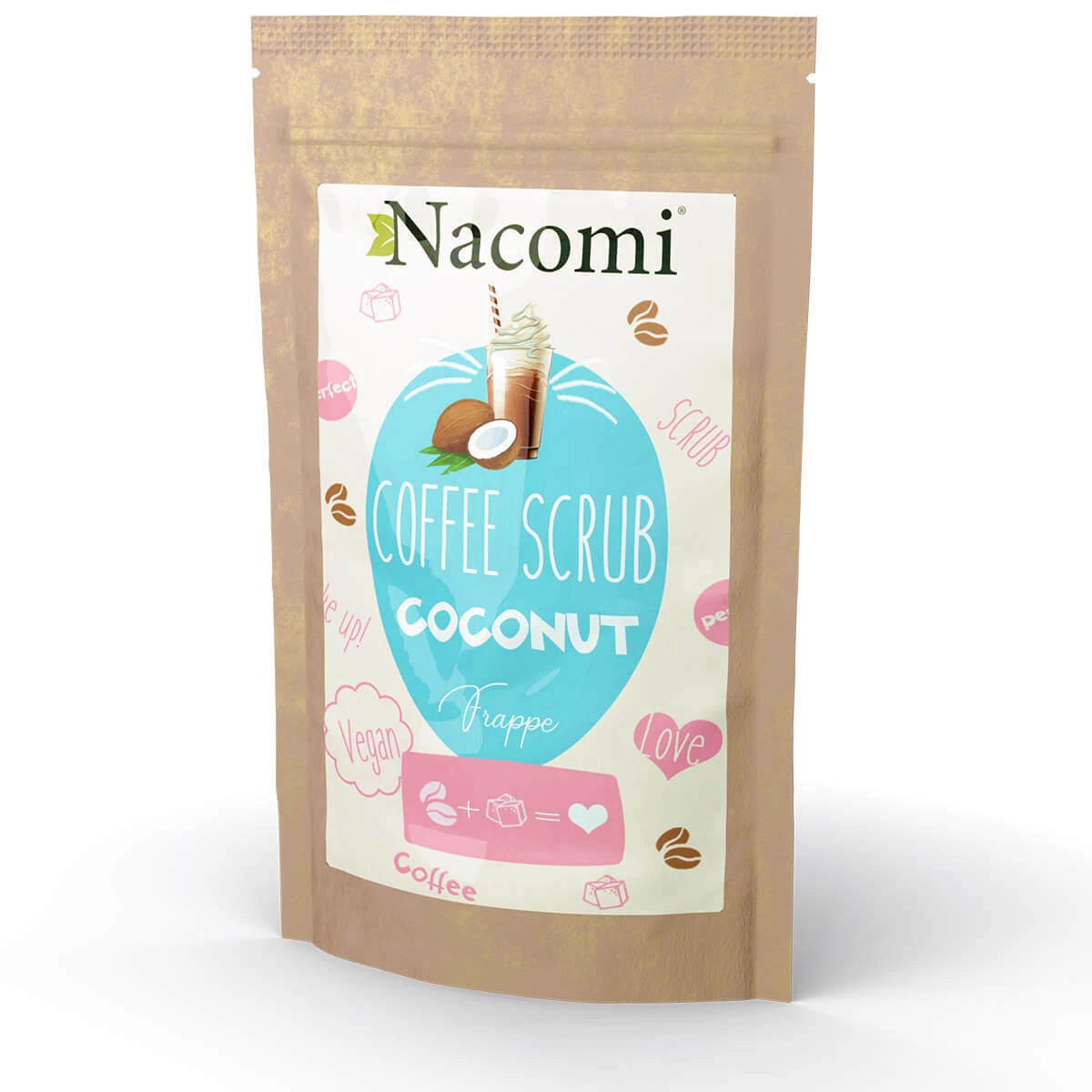 Nacomi Koffie Kokos Scrub, 200g