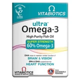 Vitabiotics Ultra Omega-3 Aceite de Pescado de Alta Pureza, 60 cápsulas