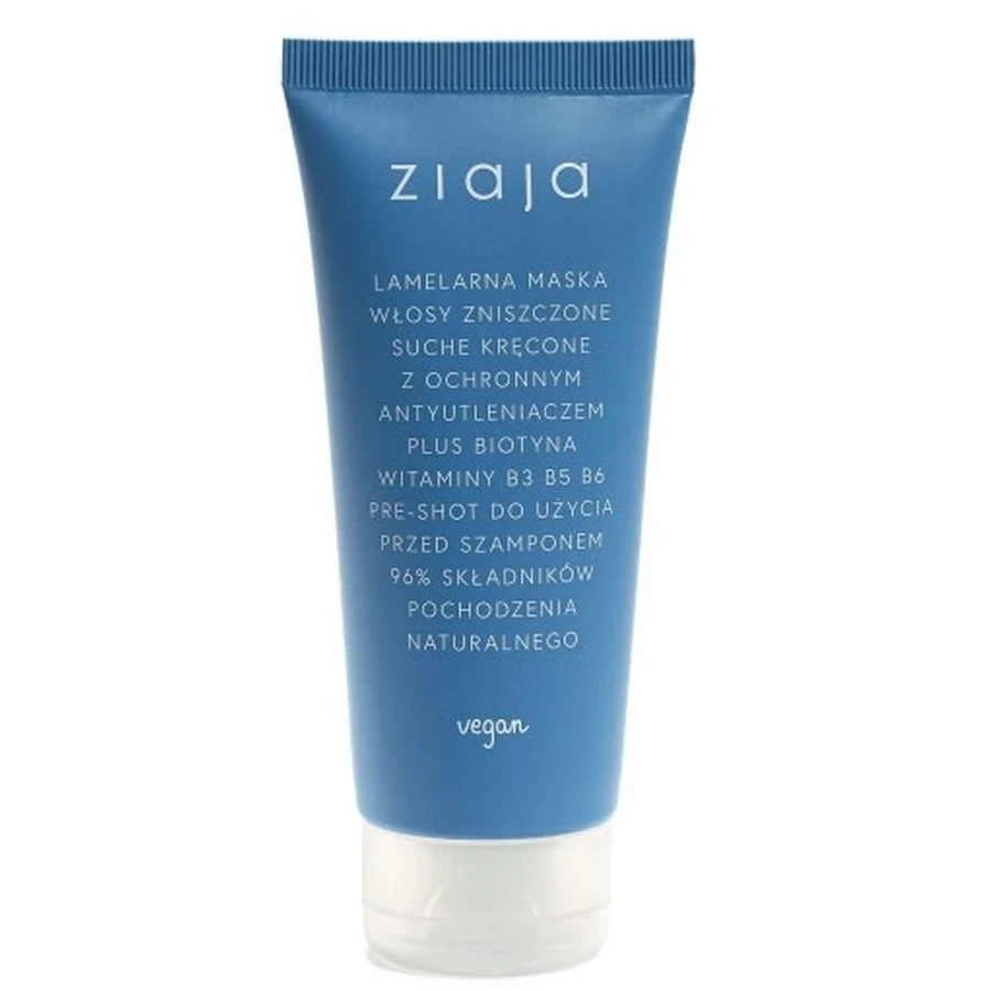 Ziaja, Lamellair masker voor beschadigd, droog, krullend haar, 100 ml