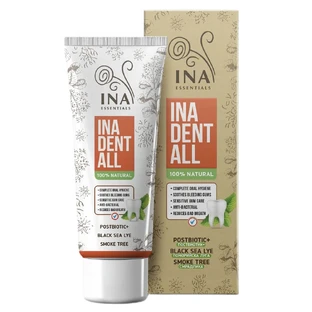 Ina Essentials Ina Dent-All natuurlijke fluoridevrije tandpasta, 75 ml