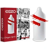 Egzo Dragon Lord's Kondom mit streichelnden Stacheln Soft, 1 Stück