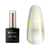 Silcare maniMORE DOT Top coat voor nagels Geel, 10 g