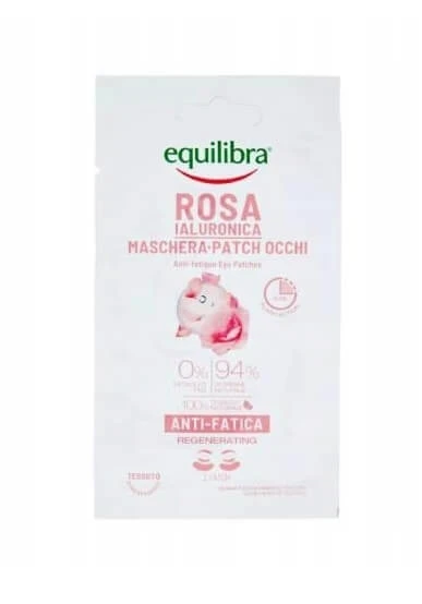 Equilibra Rose oogpads met hyaluronzuur, 1 paar
