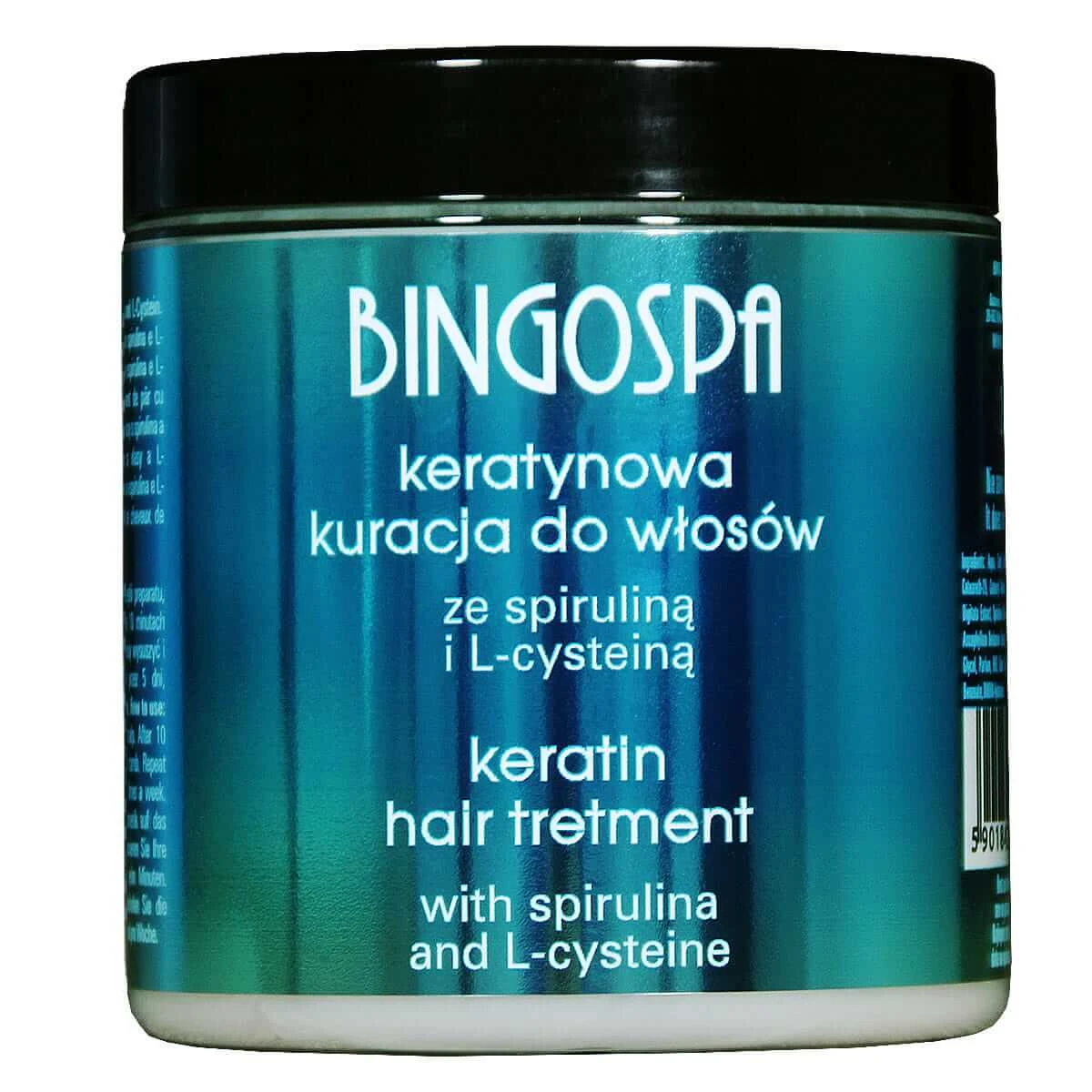 BingoSpa Keratine haarbehandeling met spirulina en L-cysteïne, 250 g