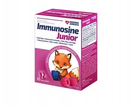 Family Health Immunosine Junior, frambozensmaak, 10 sachets