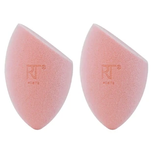 Real Techniques Miracle Powder Sponge Duo Make-up Spons Set, 2 stuks