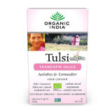 Tulsi Sweet Rose Antistress thee, 18 builtjes, biologisch India