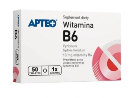 Apteo Vitamine B6, 50 tabletten