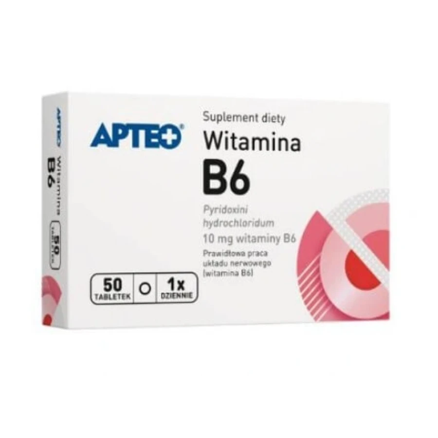 Apteo Vitamin B6, 50 Tabletten