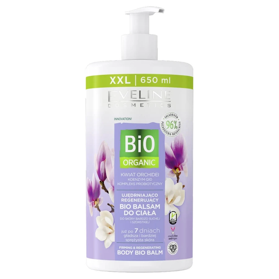 Eveline Cosmetics Bio Organic Orchid Loțiune de corp, 650 ml