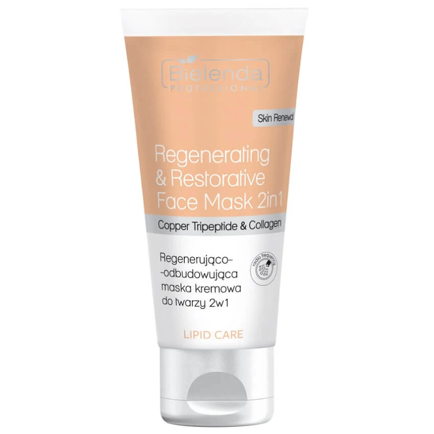 Bielenda Professional Lipide Care Regenererend en Opbouwend Gezichtsmasker 2in1, 150 ml