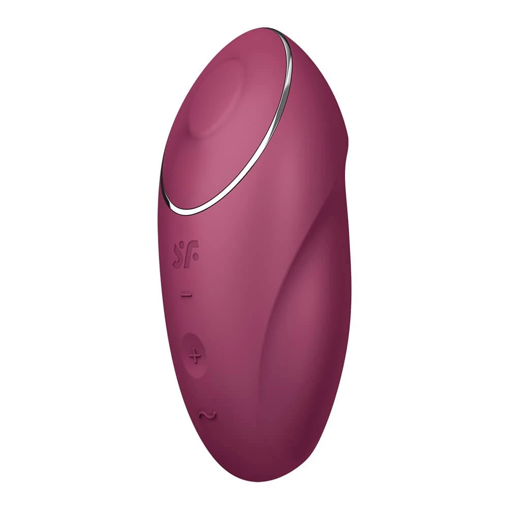 Satisfyer Tap amp; Climax 1 Opleg vibrator met tapfunctie Rood