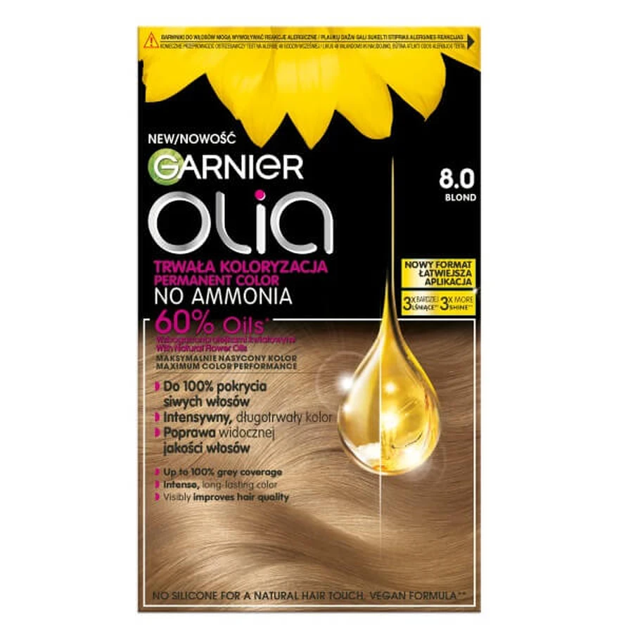 Garnier Olia Hair Colour 8.0 Blonde