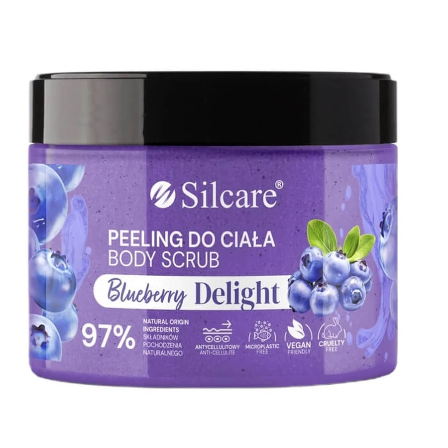 Silcare Blueberry Delight Lichaamsscrub, 350 ml