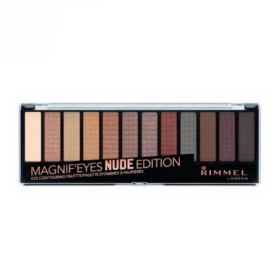 Rimmel Magnif Eyes Schattenpalette 001 Nude Edition, 14,16 g