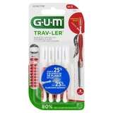 Sunstar GUM Trav-Ler, cepillo interdental 0,8 mm 1314, 4 piezas