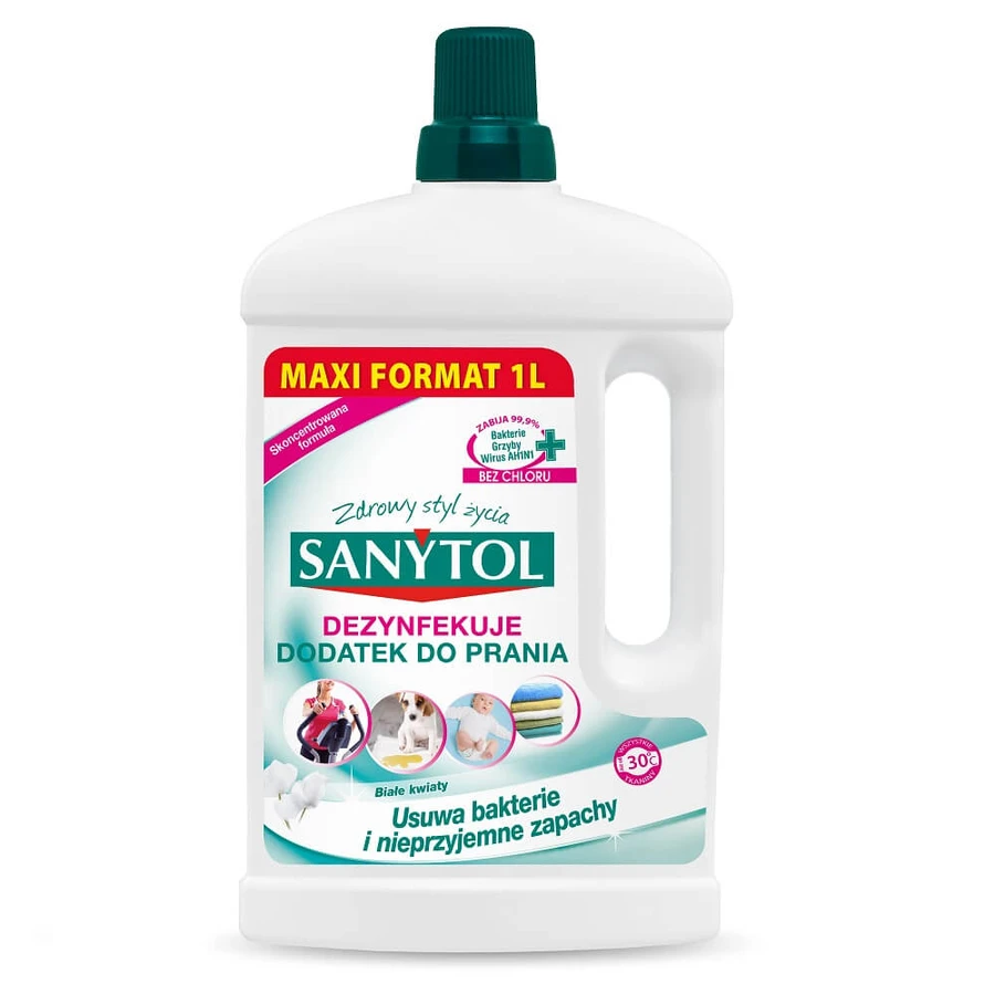 Sanytol Desinfektionsmittel Waschmittelzusatz Weiße Blumen, 1000 ml