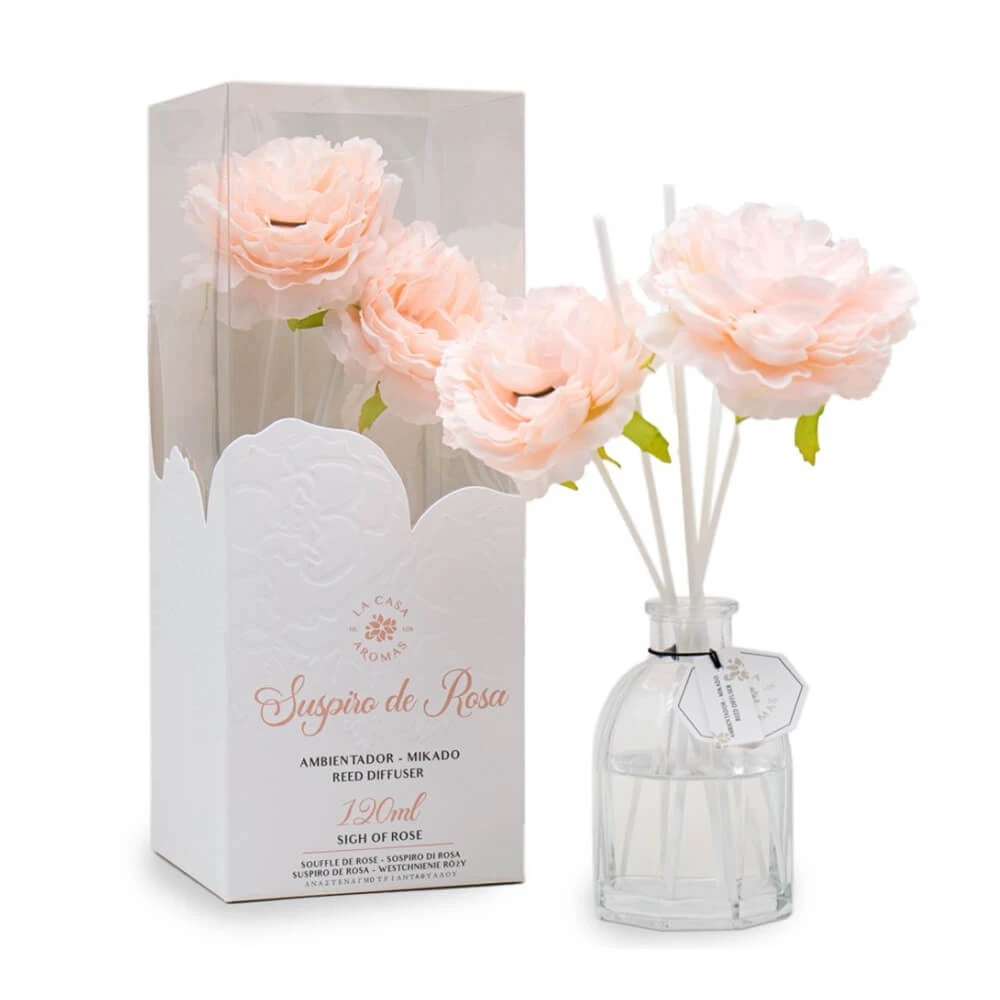 La Casa de los Aromas Geurstokjes Zucht van Roos, 120 ml