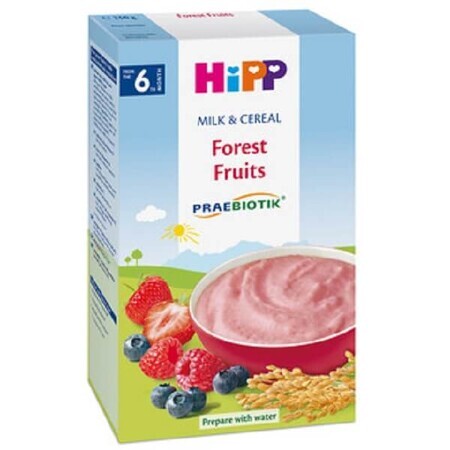 Cereal with milk and berries, +6 months, 250 g, Hipp