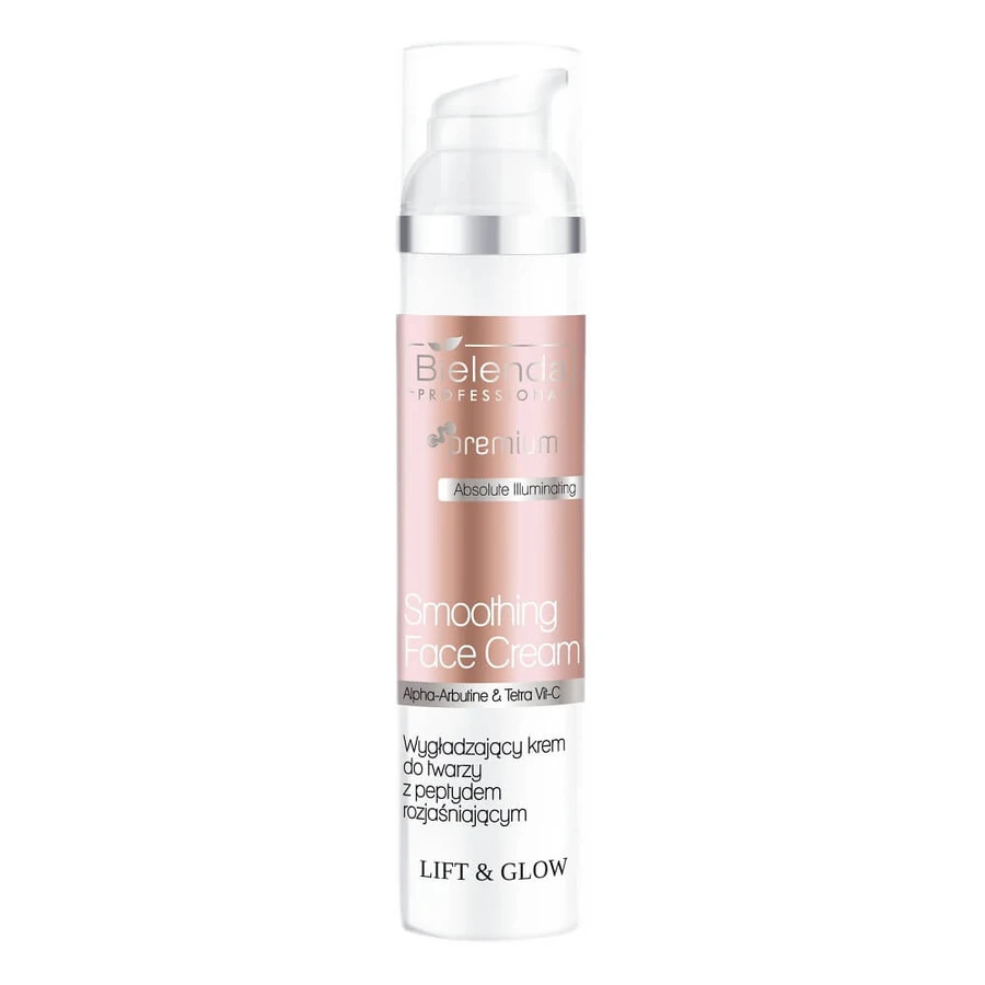 Bielenda Professional Lift amp; Glow Crema facial alisadora con péptido iluminador, 100 ml