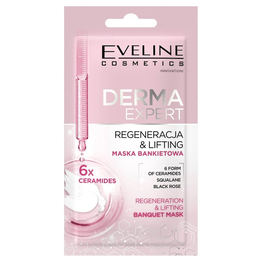 Eveline Cosmetics Derma Expert Lifting and Regenerating Banquet Mask, 8 ml