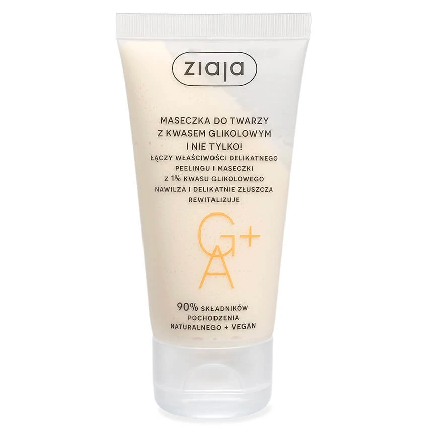 Ziaja Gezichtsmasker met glycolzuur, 55 ml