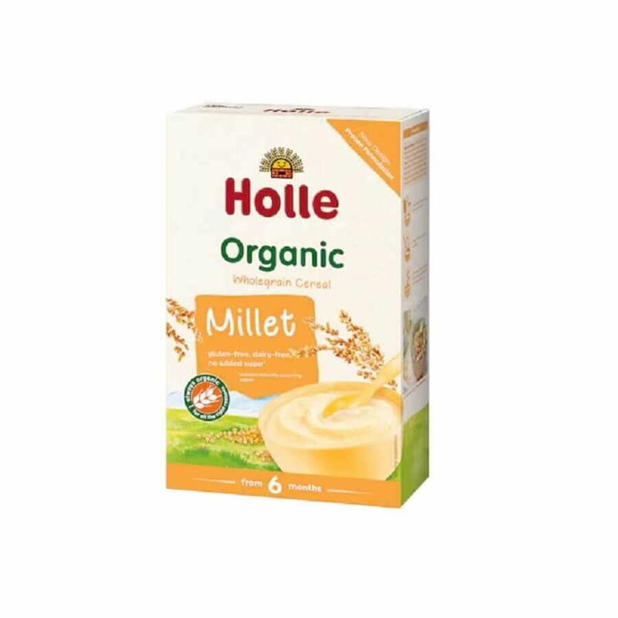 Céréales de millet Eco sans gluten, +6 mois, 250 g, Holle Baby Food