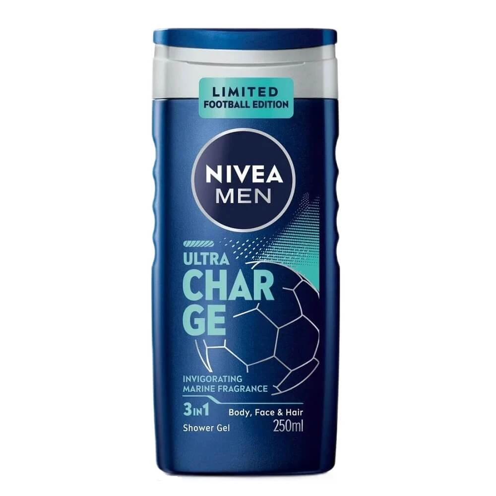 Nivea Men Ultra Charge Douchegel, 250 ml