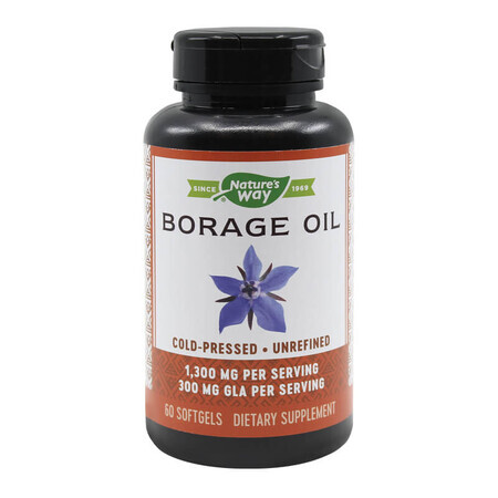 Borage 1300mg EfaGold Nature's Way, 60 capsule, Secom