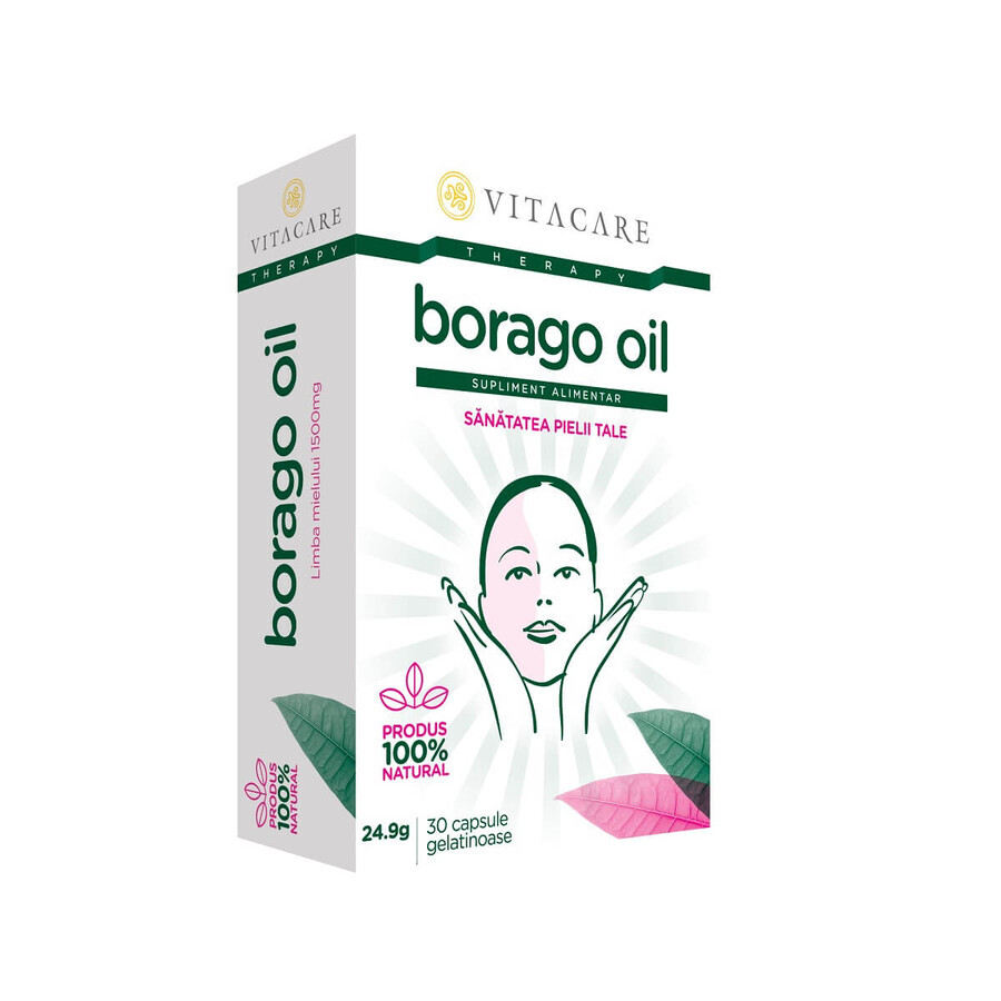 Olio di borragine, 30 capsule, Vitacare