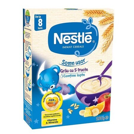 Easy Sleep Weizenmüsli mit 5 Früchten, +8 Monate, 250 g, Nestle