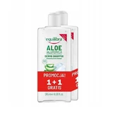 Equilibra Aloë Vera Hydraterende Shampoo voor Haar met Hyaluronzuur, 2 x 265 ml