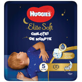 Elite Soft Nightwear No. 5, 12-17 kg, 17 pieces, Huggies