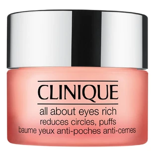 Clinique All About Eyes Rich Cream to reduce bruising and puffiness as well as lines and fine lines, 30 ml