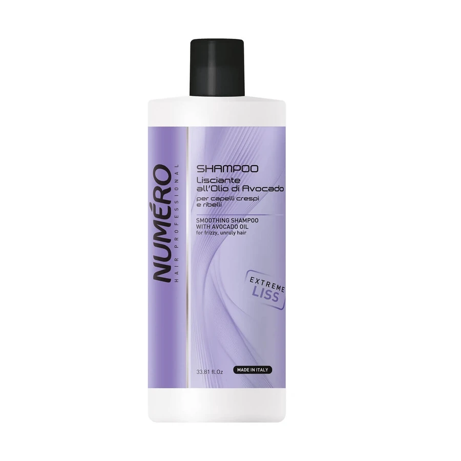 Numero Champú alisante con aceite de aguacate, 1000ml