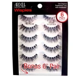 Ardell Demi Wispies Paquete de 6 Pestañas Artificiales en tira 6 pares Negro