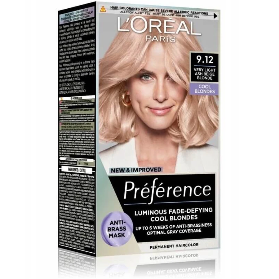 L Oreal Paris Preference Cool Blondes Haarkleur 9.12 Siberia