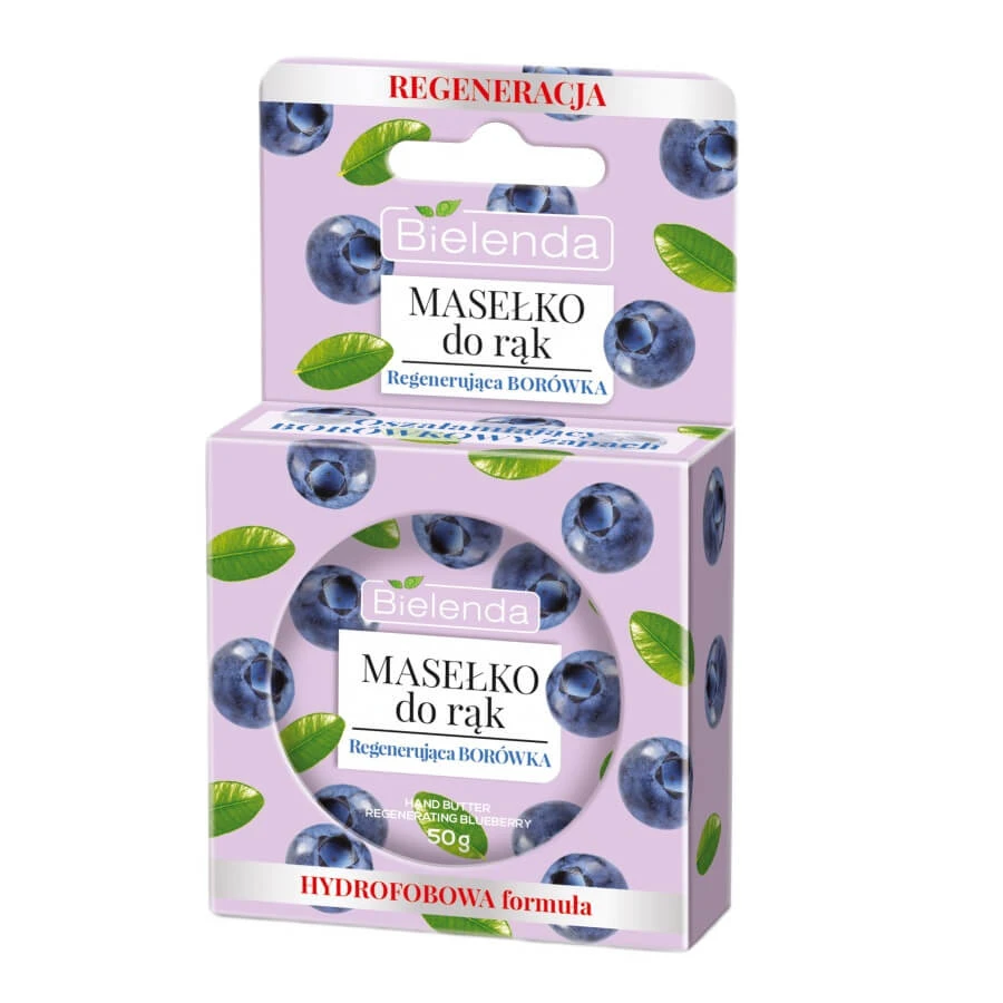 Bielenda Regenererende Bosbessen Handboter, 50 g