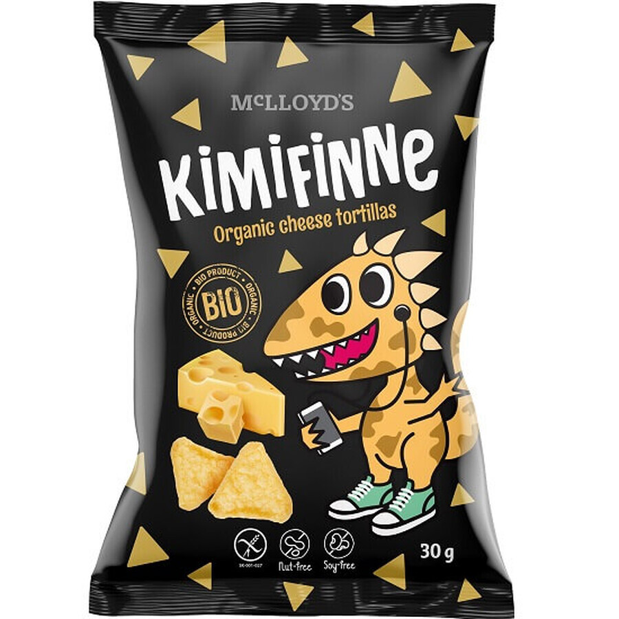 Bio-Tortilla-Chips mit Käsegeschmack, 30 g, Mc Lloyds