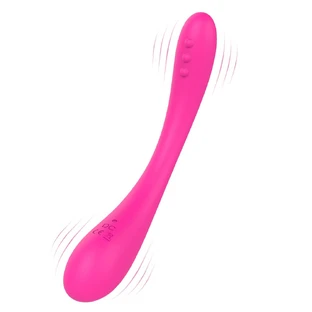 S-Hande Clare multifunktionaler flexibler Vibrator für Paare mit 9 Vibrationsmodi Red Rose
