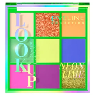 Eveline Cosmetics Look Up Palette von 9 Schatten Neon Lime, 10.8g