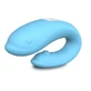 Winter-RTC Vibrator flexibil cu telecomandă cu 9 moduri de vibrație Albastru deschis