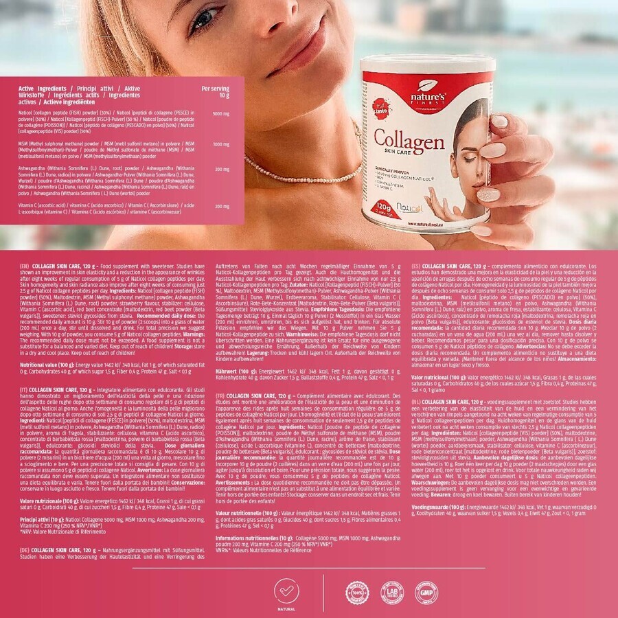 Collagen Skincare with Naticol, 120 gr, Natures Finest