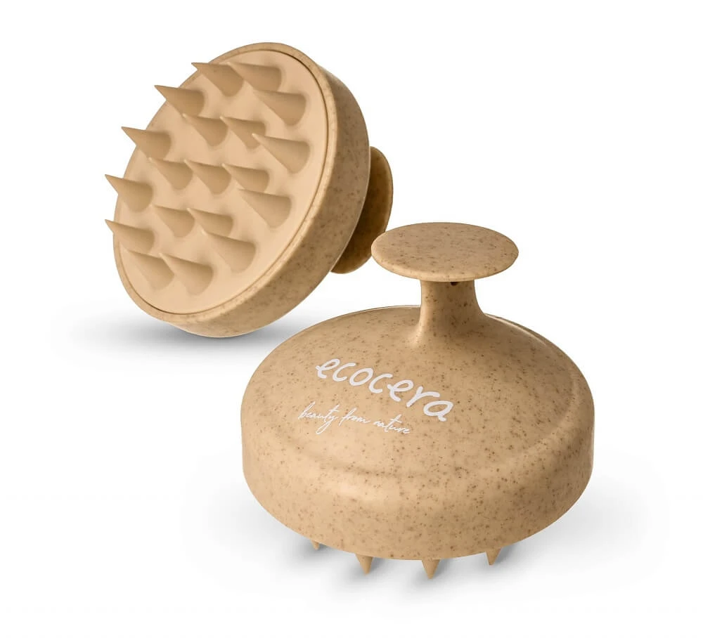 Ecocera Medi Hoofdhuidborstel Beige