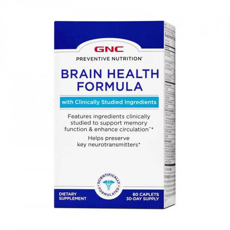 Brain Health Formula Preventive Nutrition (714112), 60 comprimés, GNC