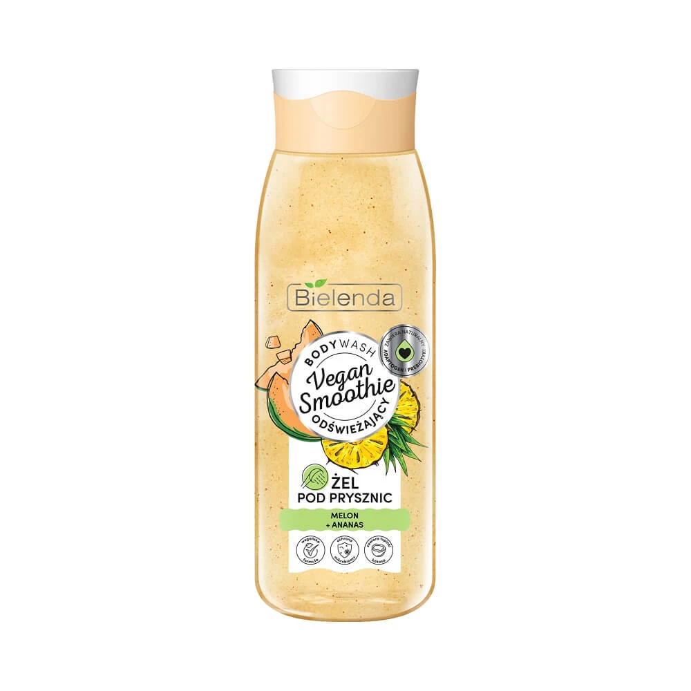Bielenda Vegan Smoothie Douchegel, Meloen + Ananas, 400g