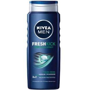 Nivea Men, Gel de ducha, Cool Kick, 500 ml